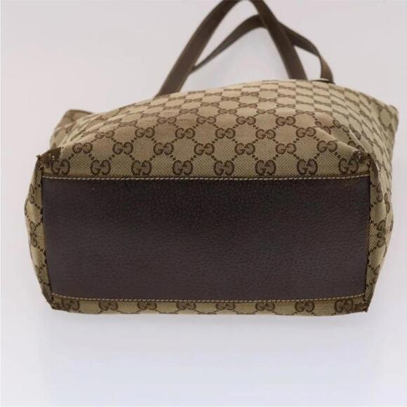 Gucci GG Web Charmy Tote Brown (GGXX065) - Picture 3 of 9